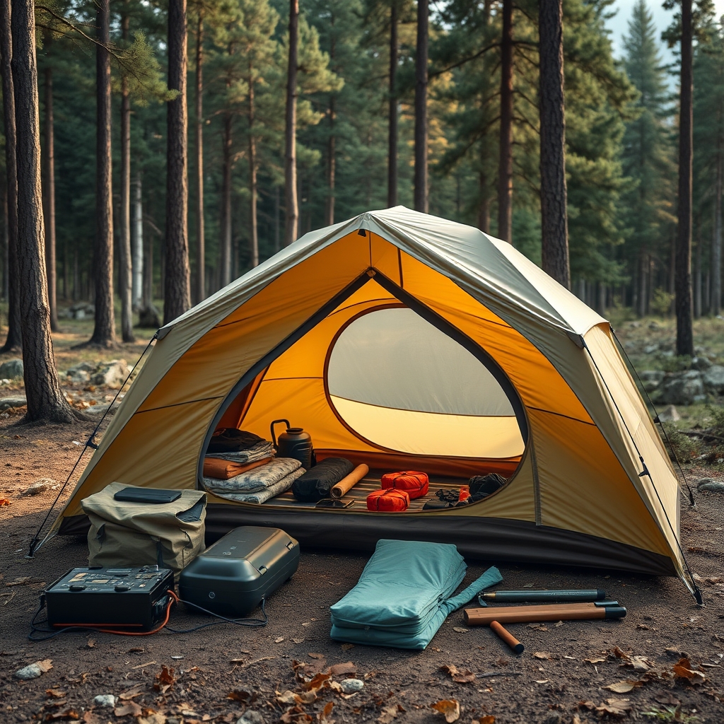 Lámpara de Camping Ferrestock Aluminio - Ilumina tus noches con seguridad - imagen 3