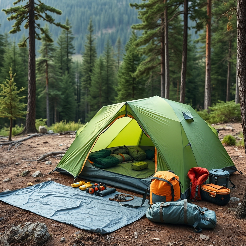 Silla Mecedora Plegable de Camping 2 en 1 con Bolsillo, Cojín y Bolsa de Transporte Trillow InnovaGoods - 3